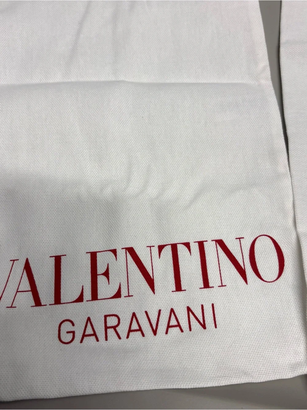 Valentino Garavani White Dust Bag Set of 2